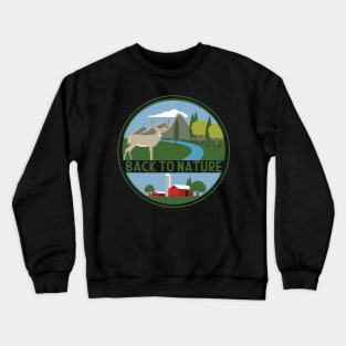 Back to nature Crewneck Sweatshirt